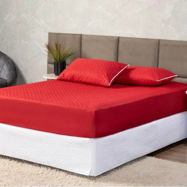 Protetor Impermeável para Colchão + Fronhas Mateladas