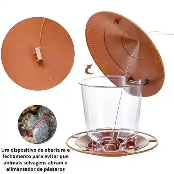 Comedouro Para Passarinho Premium BirdHaven