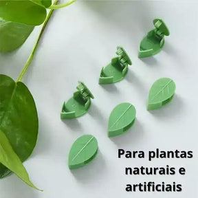 Gancho Folha Clips Adesivo para Plantas Trepadeiras