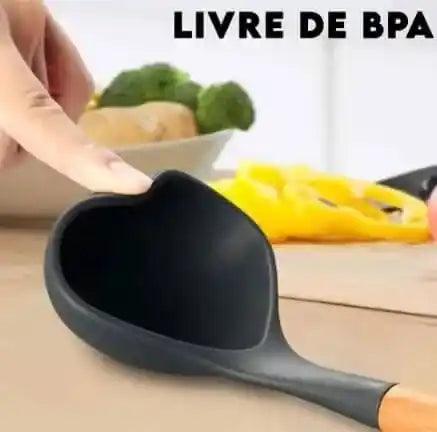 Kit Utensílios de Cozinha Silicone - 12 Peças