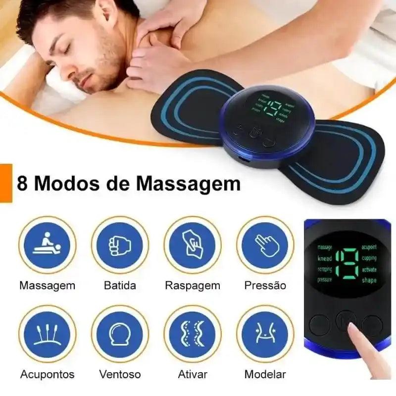 Massageador de Pescoço Elétrico Portátil