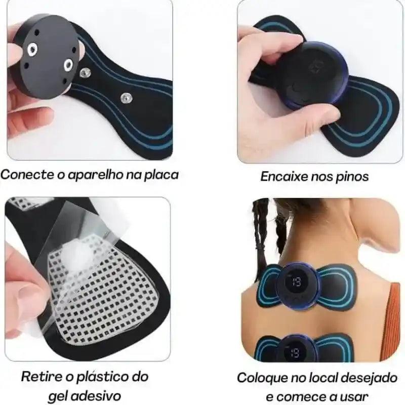 Massageador de Pescoço Elétrico Portátil